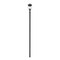 Z-Lite Davina 4 Light Outdoor Post Mounted Fixture, 12in. W x 143.25in. H, Black 5016PHBR-5009P120-BK - alternate 1